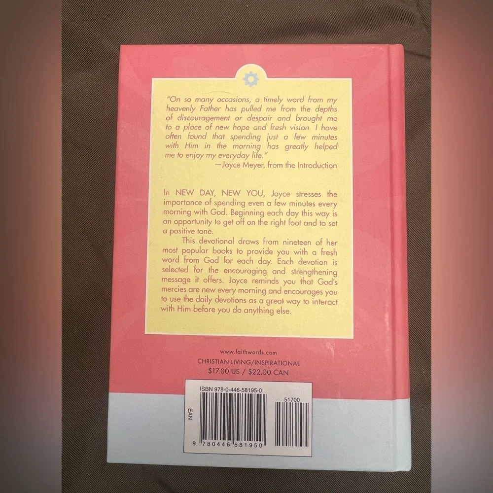 New Day New You Book by Joyce Meyer - Picture 2 of 3